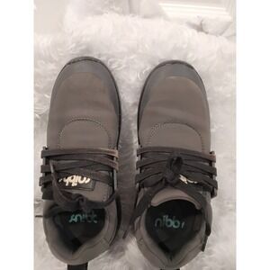Nibbs Charcoal Gray Lace Up Sneakers Women Size 6.5 Athletic Shoes